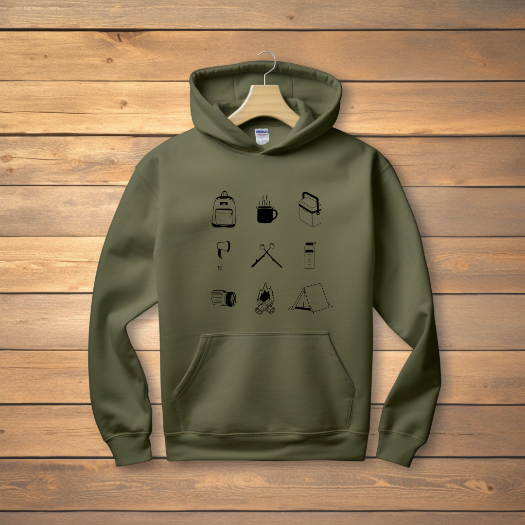 PRE-ORDER* Cozy Camper Adult Hooded Sweatshirt