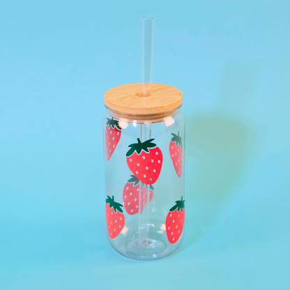 Strawberry Design Tumbler