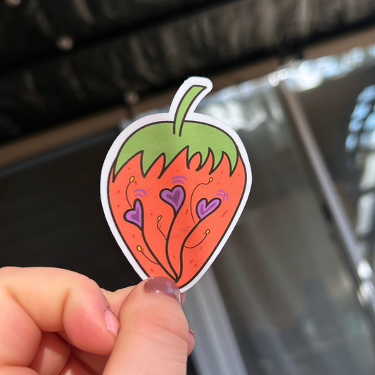 Indigie Strawberry Sticker