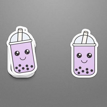 Taro bubble tea sticker