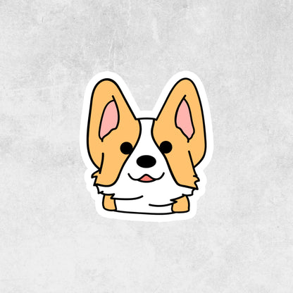 Corgi puppy sticker